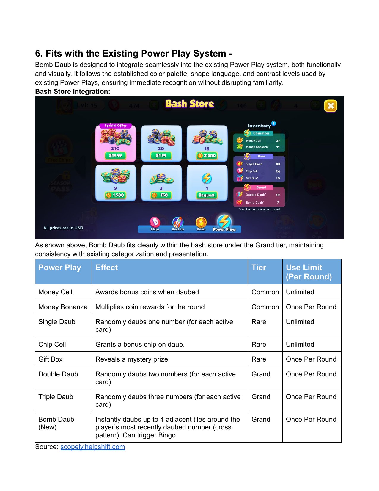 Game Mechanic GDD: Bomb Daub, page 3 of 5