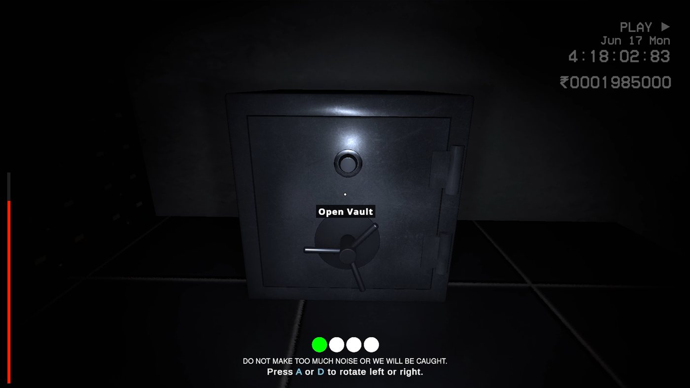 Noise meter during a puzzle