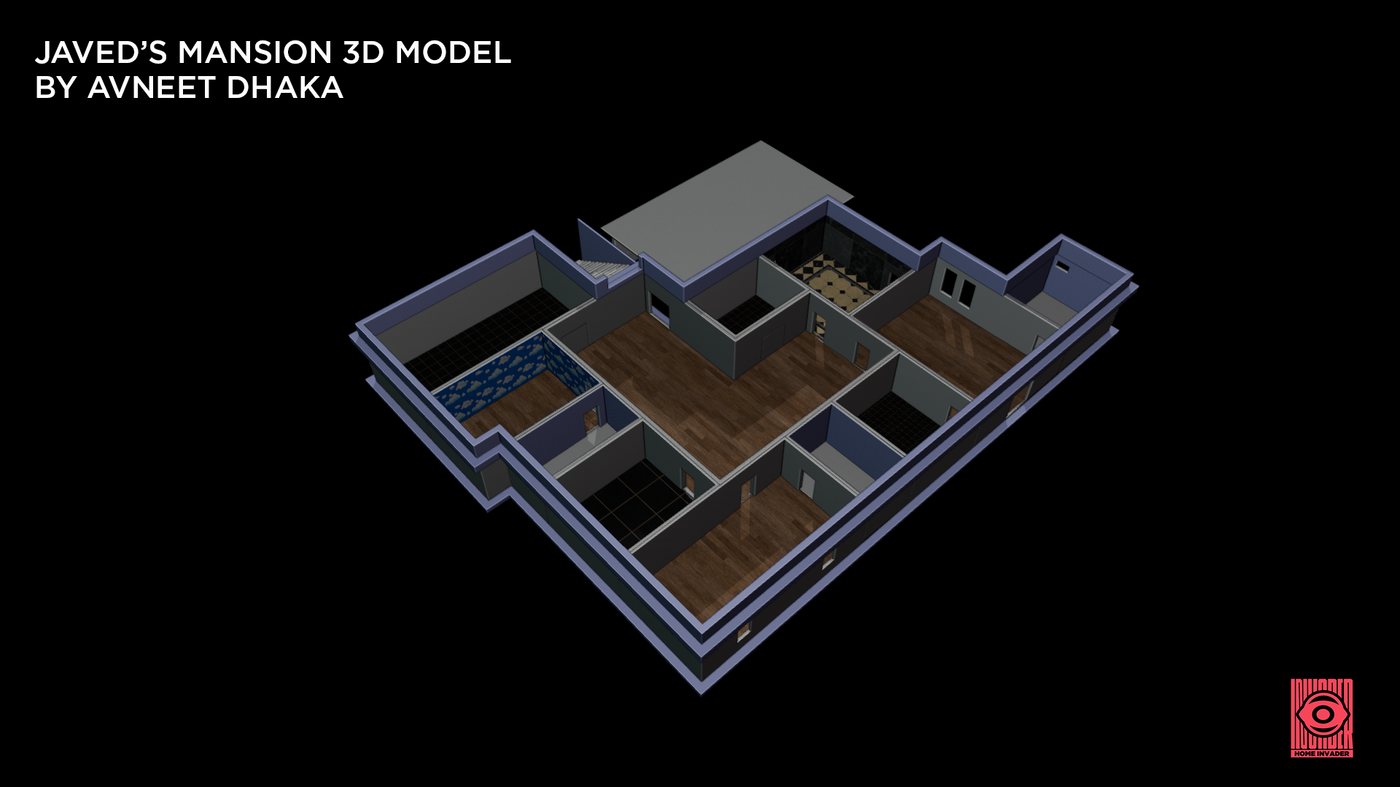 3D model of the mansion